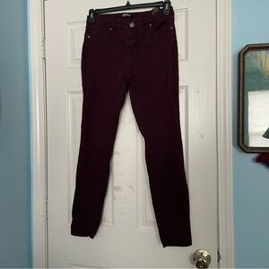 David Bitton Buffalo Size 8 Maroon Pants​